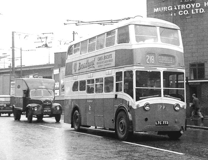 Crossley Empire Trolley Bus