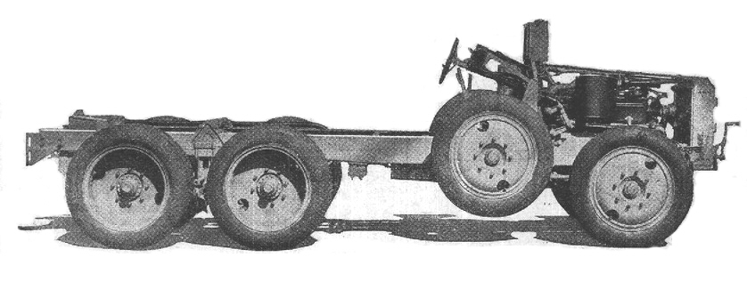 Crossley armoured car chassis
