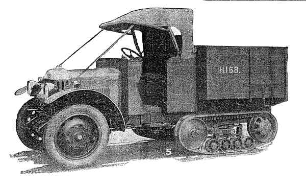 Crossley Kegresse 15-20 cwt truck