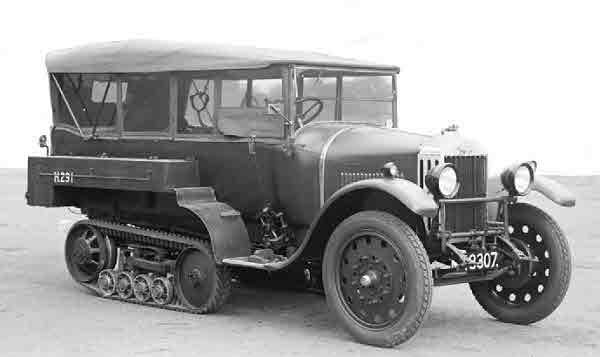 Crossley 15-20 Kegresse car