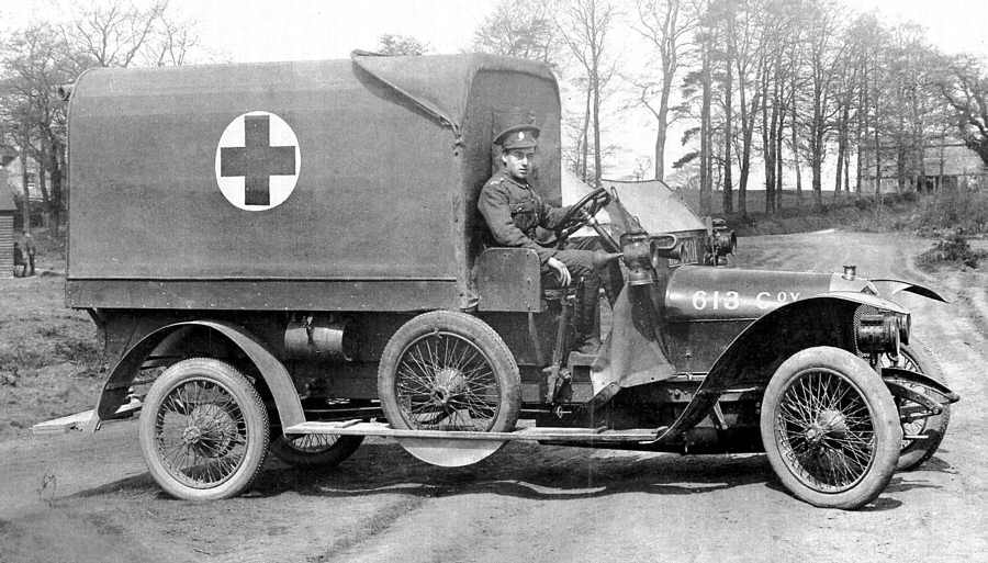 Crossley 15hp ambulance