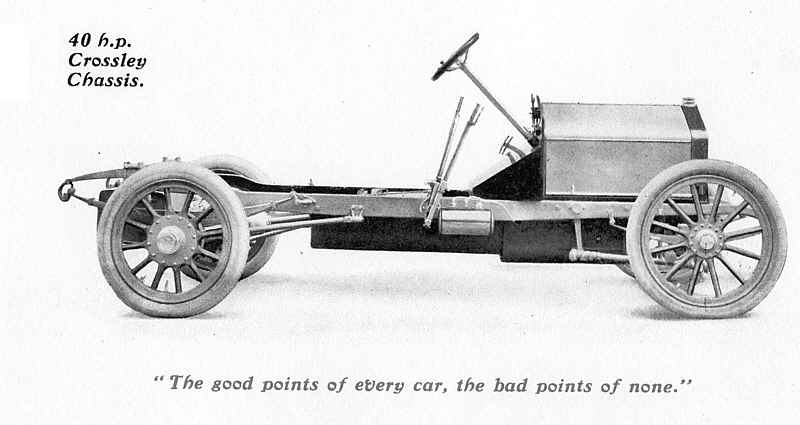 Crossley 40hp chassis