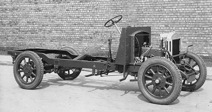 Crossley 15/20 van chassis