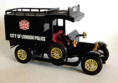Model of Yesterday London police Tender